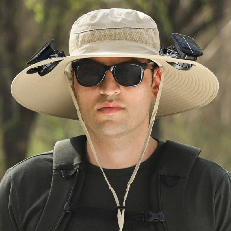 🔥2026 Summer Hot Sale🔥 New Ultralight Solar Fan Sun Hat – Lighter Than a Baseball!⚾(Only 11oz)