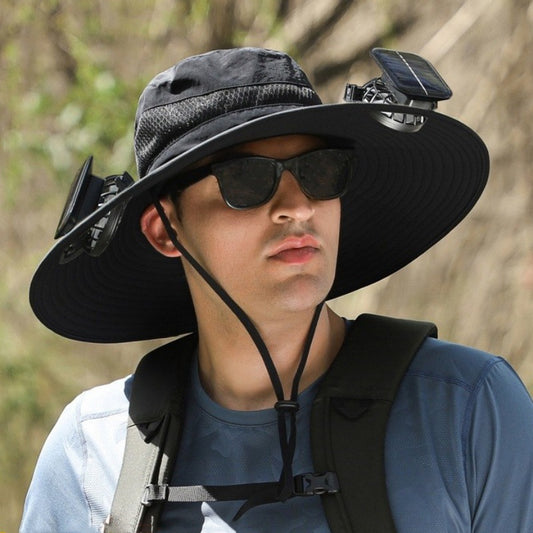 🔥2026 Summer Hot Sale🔥Solar Cooling Sun Hat – Portable Fan Cap