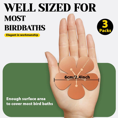 3PCS 99.99% Pure Copper Bird Bath Purification Discs