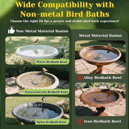 3PCS 99.99% Pure Copper Bird Bath Purification Discs