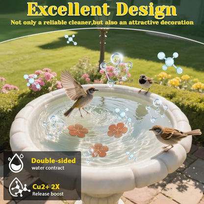 3PCS 99.99% Pure Copper Bird Bath Purification Discs