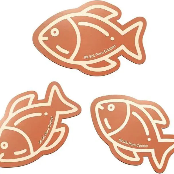 3PCS 99.99% Pure Copper Bird Bath Purification Discs